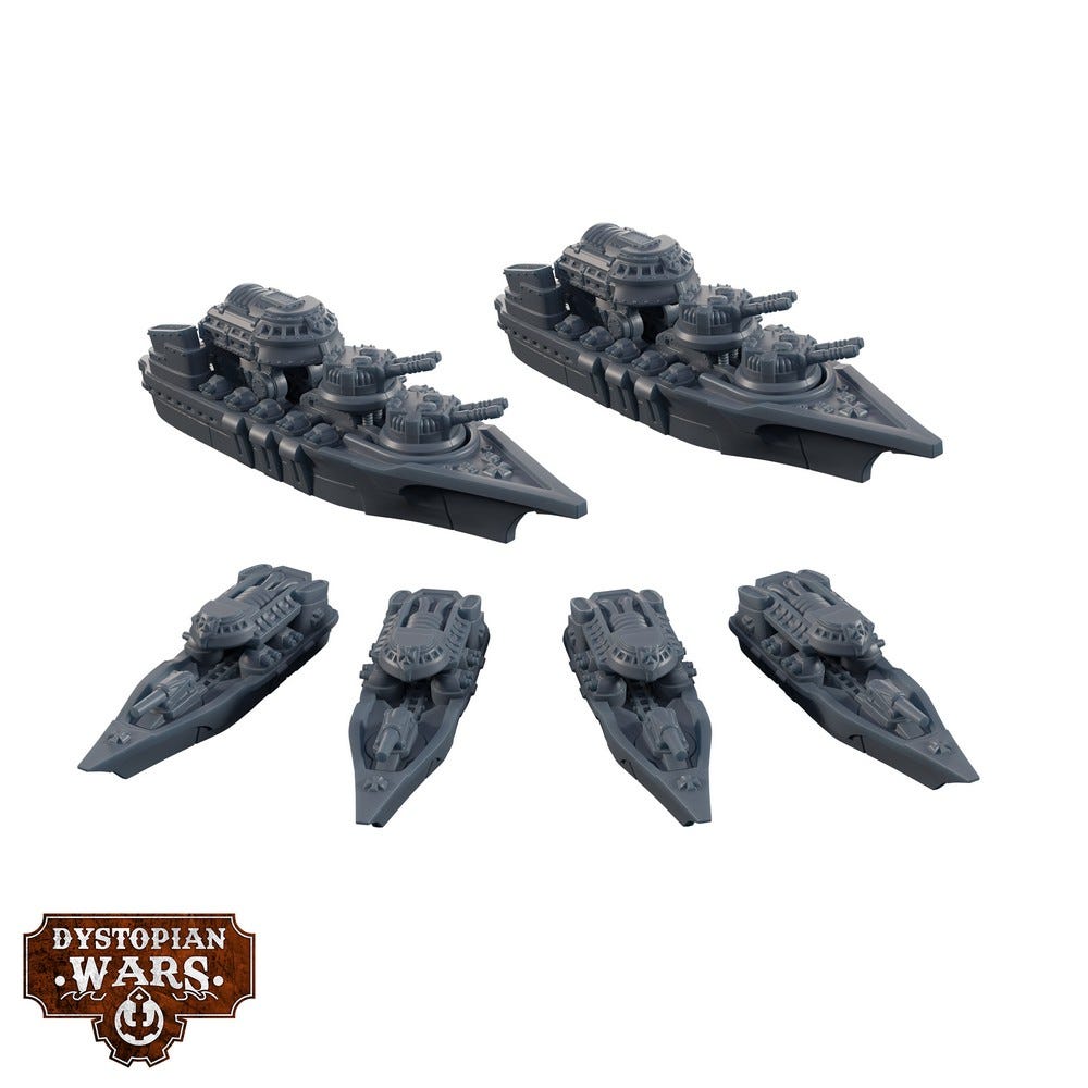 Dystopian Wars: Imperium Frontline Squadrons