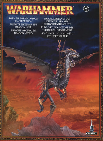 Dark Elf Sorcerer/Dreadlord on Black Dragon (D)
