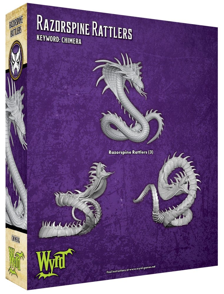 Razorspine Rattlers - The Neverborn Chimera - Malifaux M3e