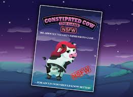 Constipated Cow NSFW Boardgame (Blue Dot)