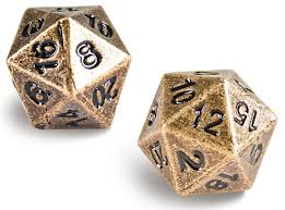 Ultra Pro Heavy Metal Dice D20 Antique