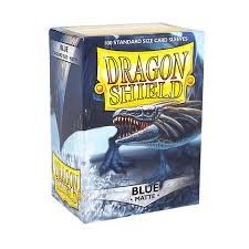Dragon Shield 100 Standard Matte Sleeves - Blue