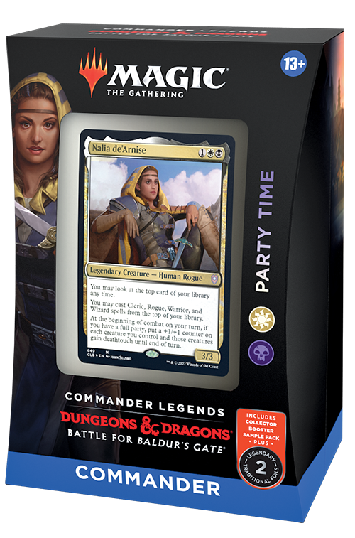 MTG D&D Battle for Baldurs Gate Commander Legends Deck Party Time