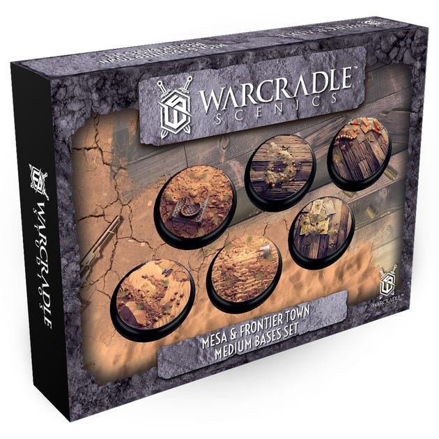 Warcradle Mesa & Frontier Town Medium Bases Set
