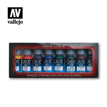 Vallejo Paint - Model Colors Set - Game Inks Colors 8x17ml