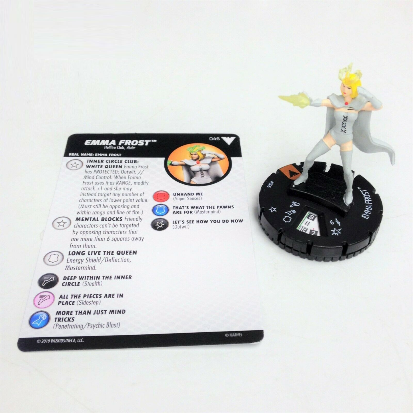 Heroclix - Marvel Animated X-Men Dark Phoenix Saga - EMMA FROST #046 CHASE