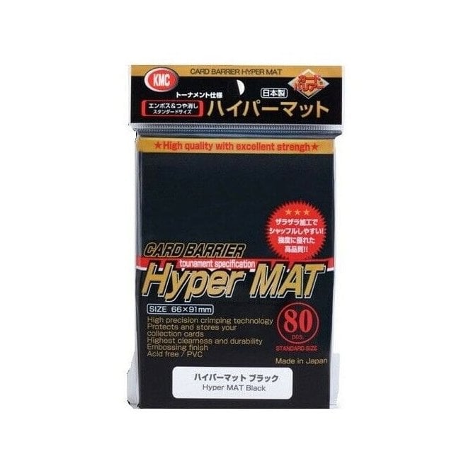 KMC HYPER MAT BLACK SLEEVES (80)