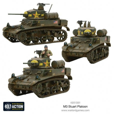 Bolt Action M3 Stuart Troop / Platoon