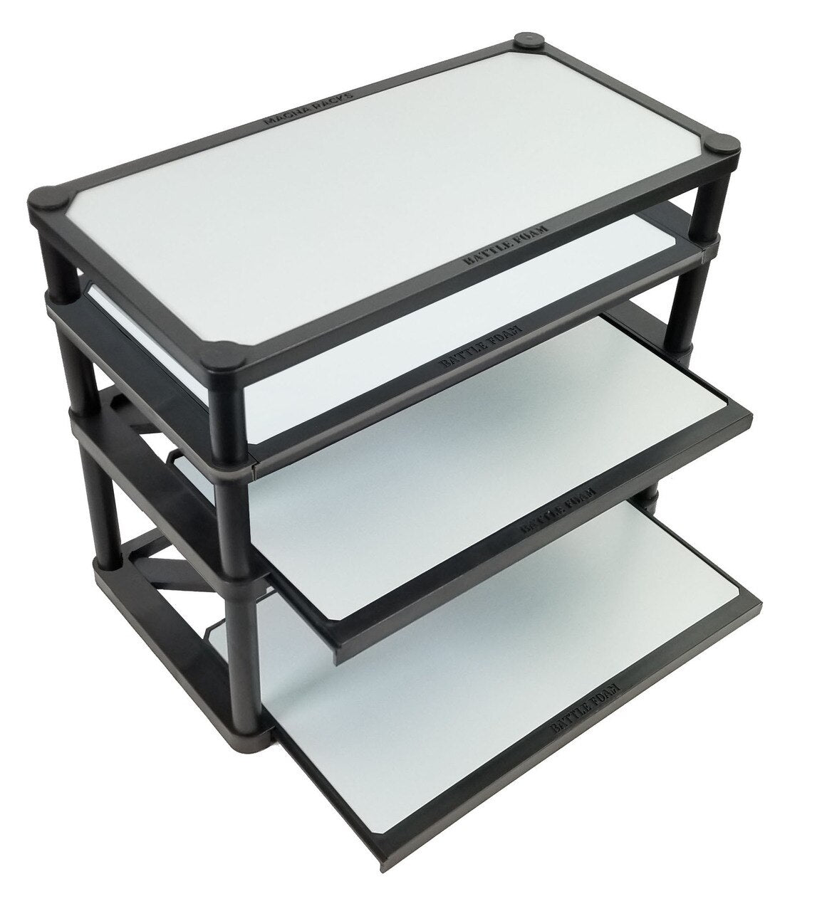 Ammo Box Bag with Magna Rack Slider Load Out Battle Foam Khaki