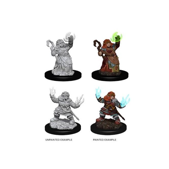 D&D Deep Cuts Pathfinder Battles Female Dwarf Summoner