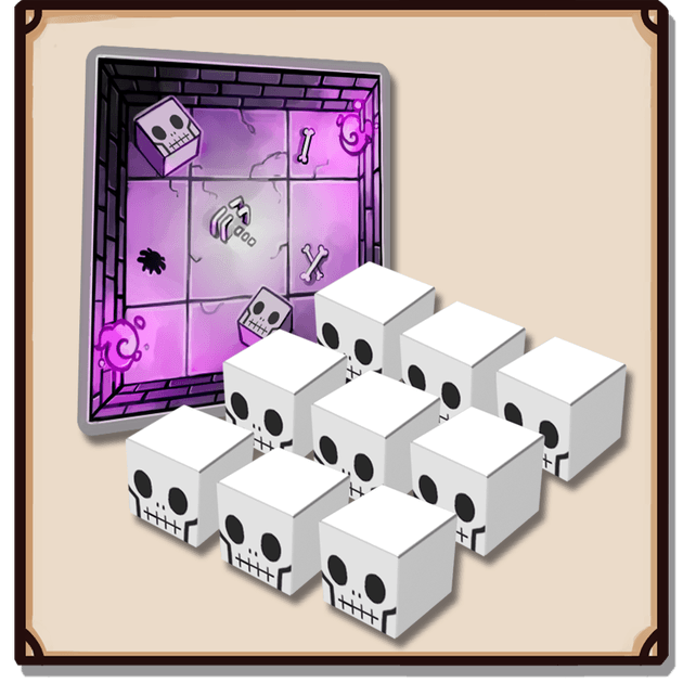 Dungeon Drop Expansion Skeleton Skulls