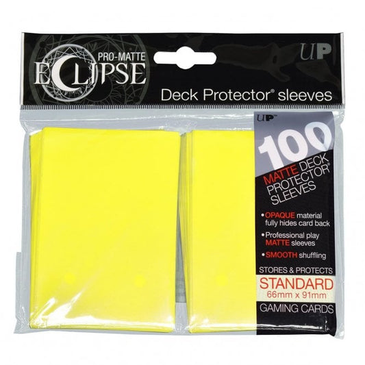 Ultra Pro Eclipse Sleeves Lemon Yellow 100 Sleeves