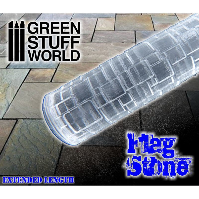 Green Stuff World Rolling Pin Flagstone