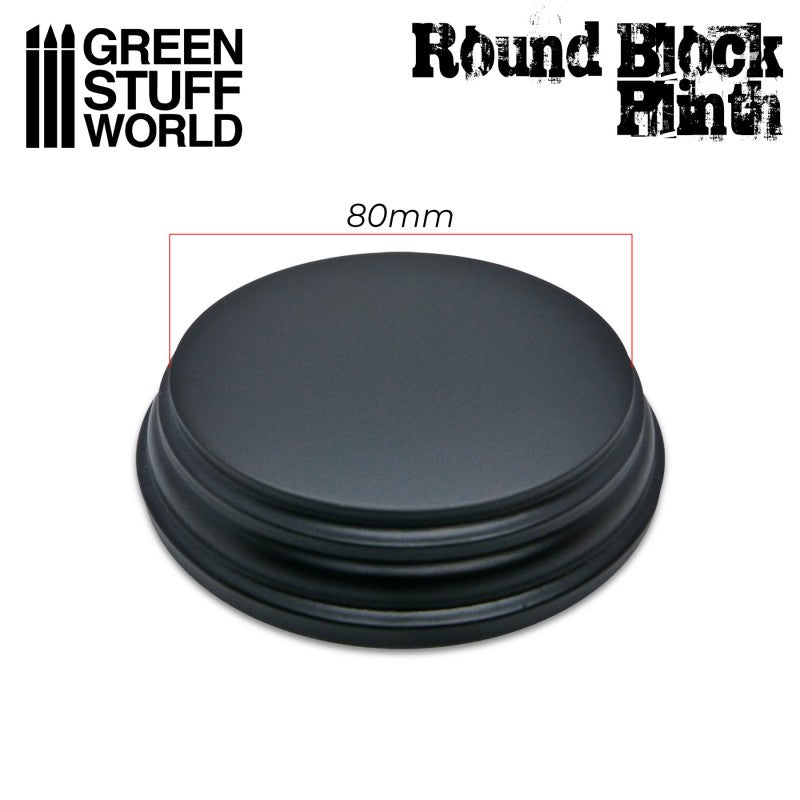 Green Stuff World Round Top Display Plinth 8cm