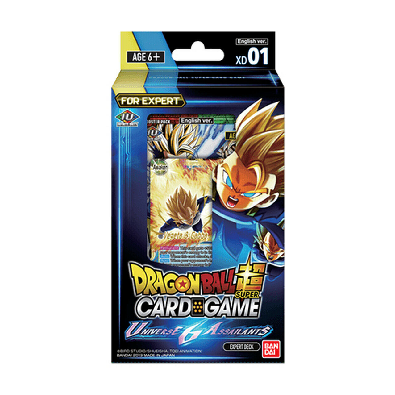 Dragon Ball Super TCG Sealed - Universe 6 Assailants Expert Deck XD01