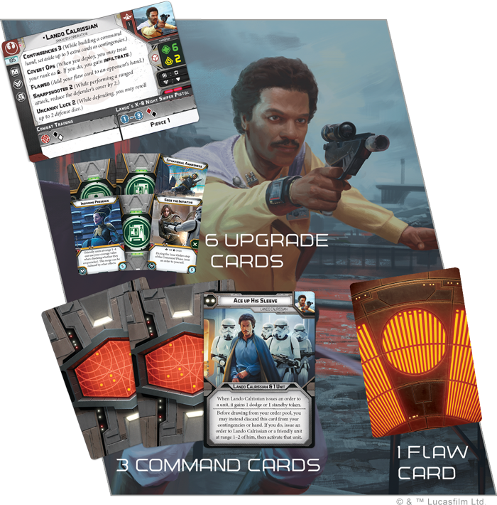 Star Wars Legion Lando Calrissian Commander Expansion