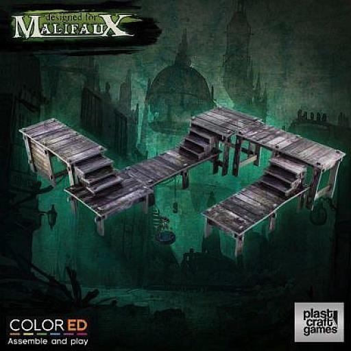 Wyrd Scenery - Swamp Walkway Set (pre-painted) - MF008