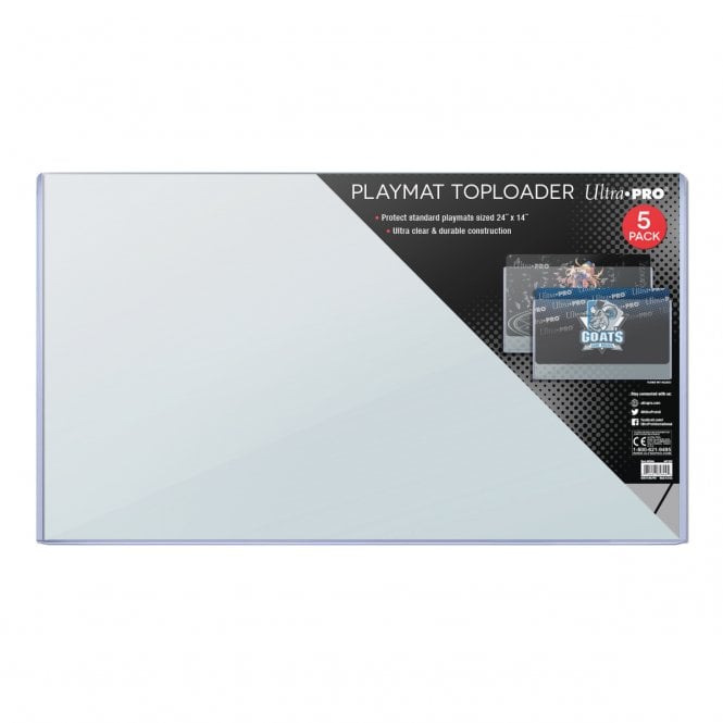 ULTRA PRO 24" X 14" PLAYMAT TOPLOADER (5 Pack)