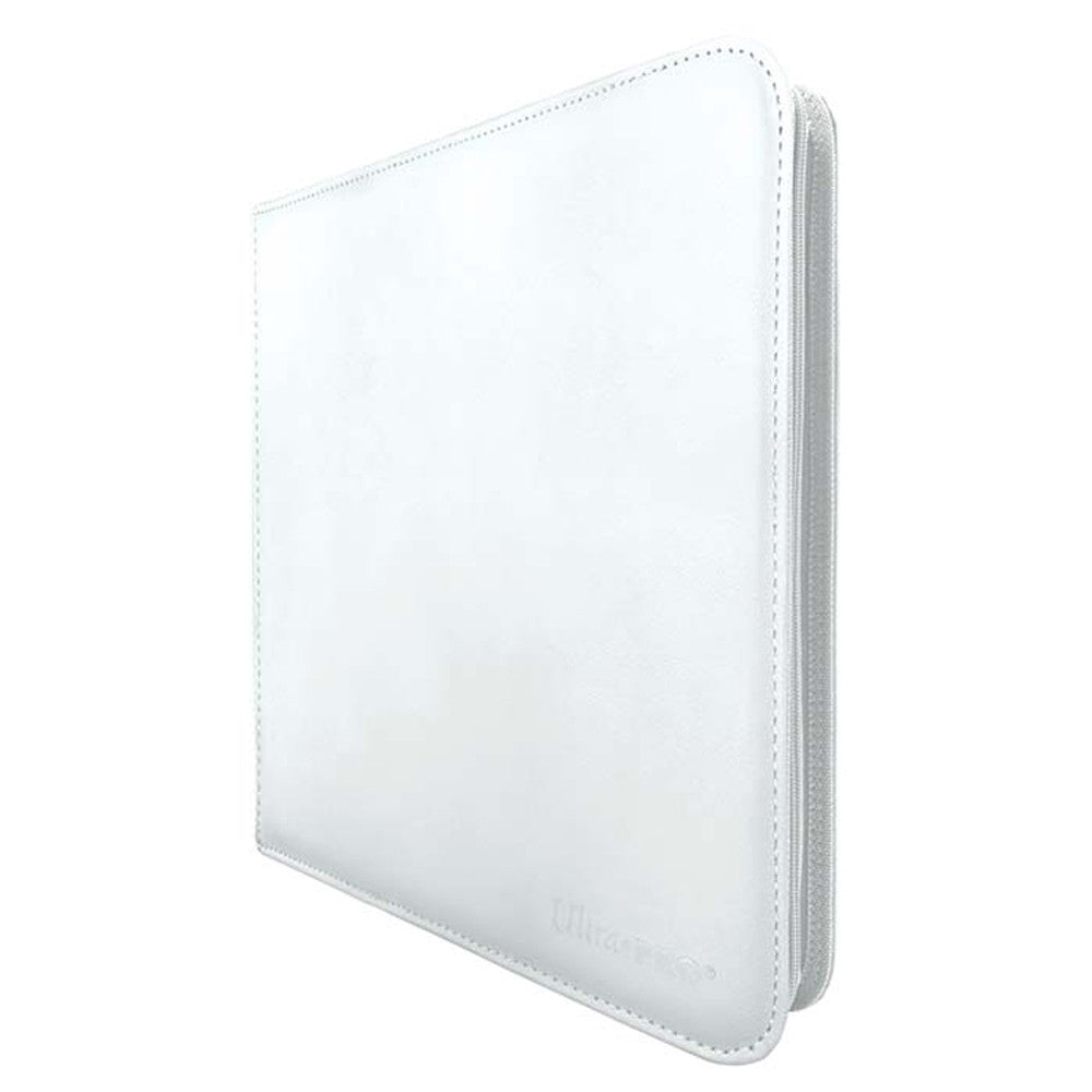Vivid 9-Pocket Zippered PRO-Binder - White