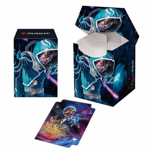 MTG: Unfinity 100+ Deck Box Space Beleren & Comet, Space Puppy Ultra Pro