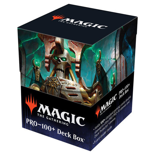 MTG: Warhammer 40k Commander Deck 100+ Deck Box V1 Szarekh Silent King Necrons