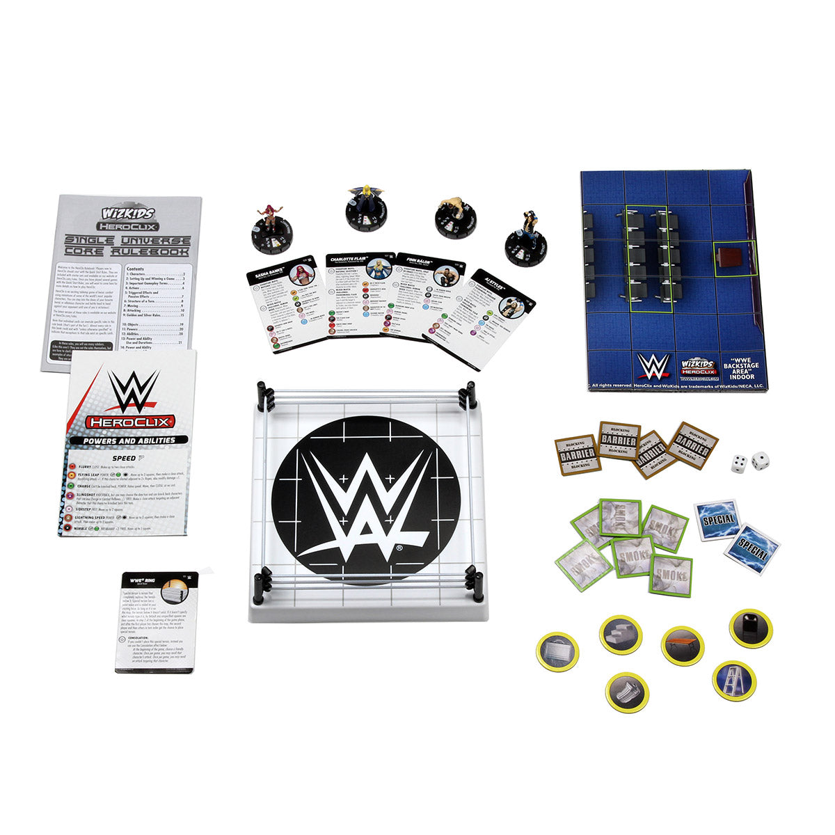 WWE HeroClix Mixed Match Challenge WWE Ring 2-Player Starter Set
