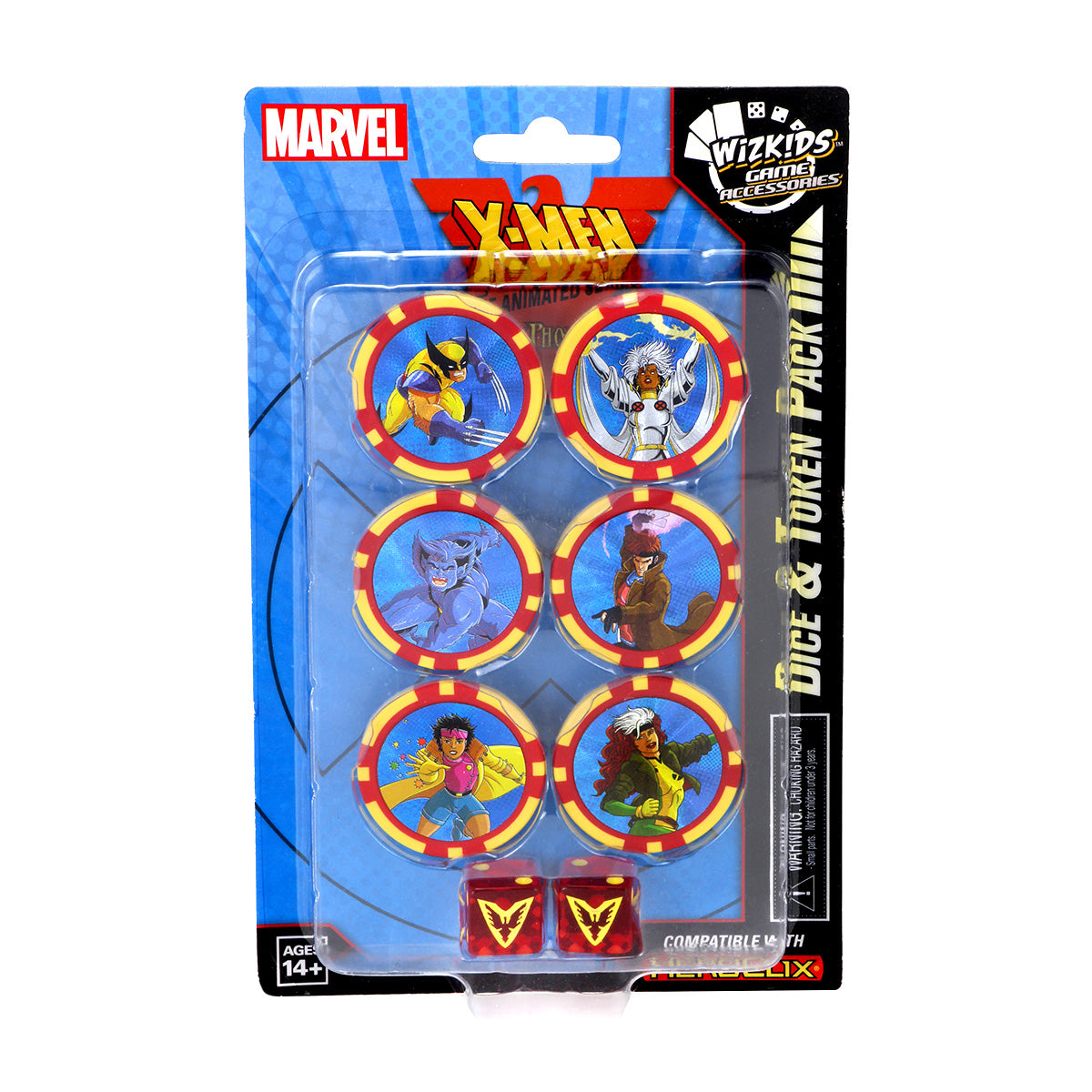 Marvel HeroClix X-Men the Animated Series, the Dark Phoenix Saga Dice and Token Pack