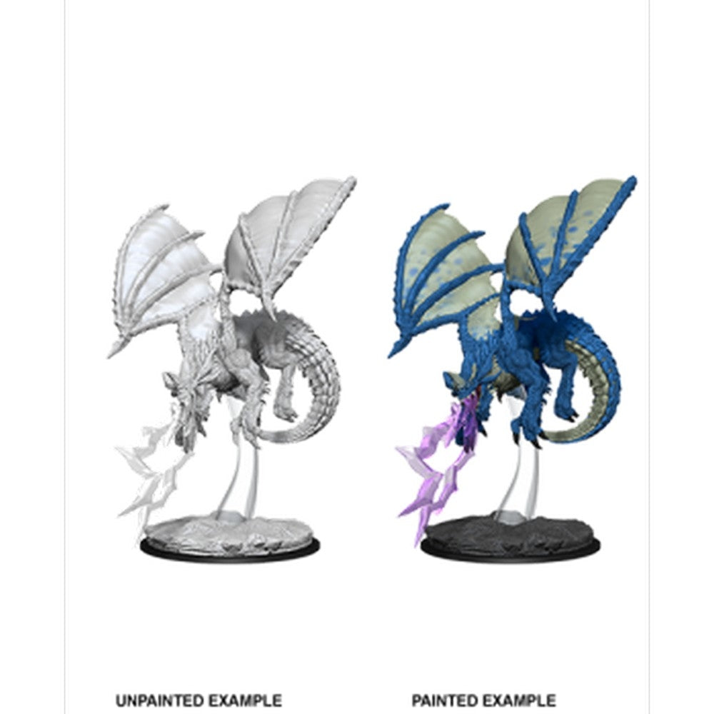 WIZKIDS D&D NOLZUR'S MARVELOUS MINIATURES YOUNG BLUE DRAGON