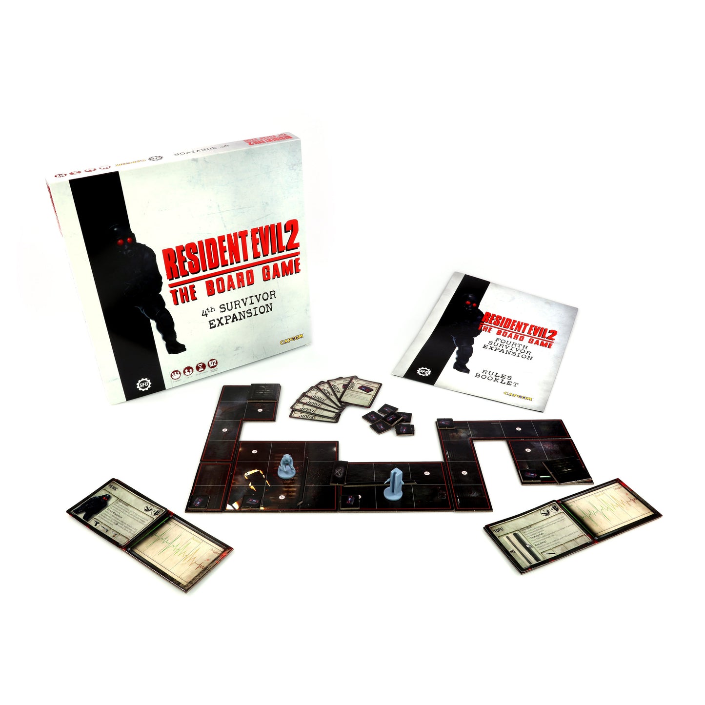 Resident Evil 2 The Boardgame 4th Survivor Expansion