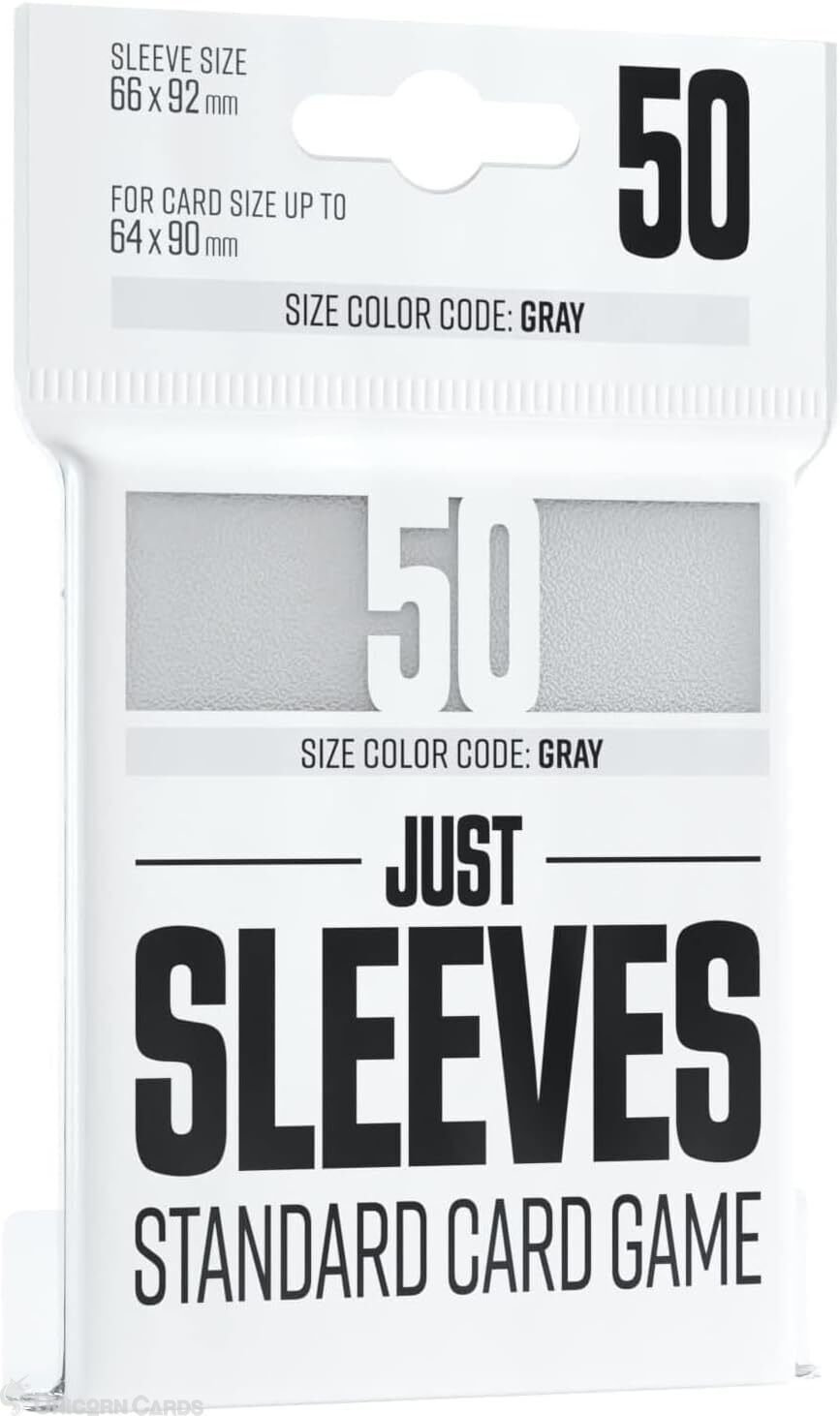 Gamegenic Just Sleeves: Standard Card Game White (50)