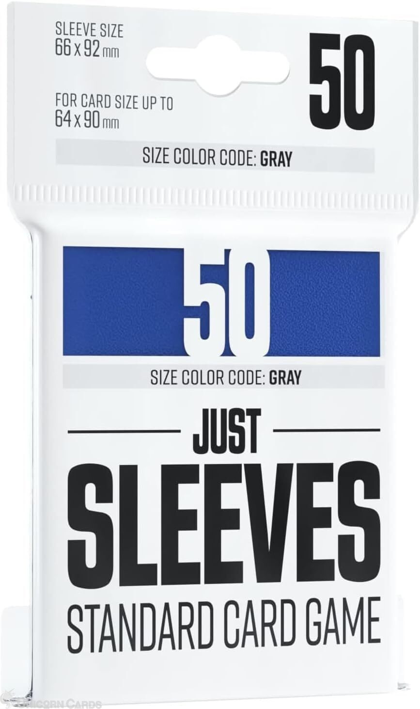 Gamegenic Just Sleeves: Standard Card Game Blue (50)