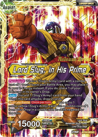 Lord Slug // Lord Slug, in His Prime (Fighter's Ambition Holiday Pack) (BT19-100) [Tournament Promotion Cards]