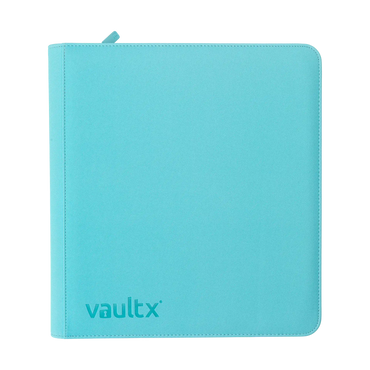 Vault X 12-Pocket Exo-Tec® Zip Binder Pastel Blue