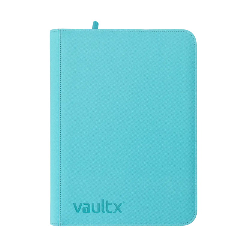 9-Pocket Exo-Tec® Zip Binder Pastel Blue