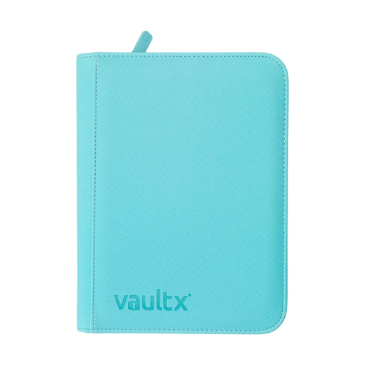 4-Pocket Exo-Tec® Zip Binder Pastel Blue