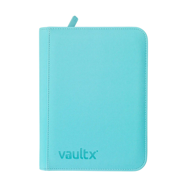 4-Pocket Exo-Tec® Zip Binder Pastel Blue