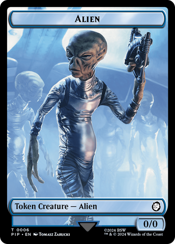 Treasure (0019) // Alien Double-Sided Token [Fallout Tokens]