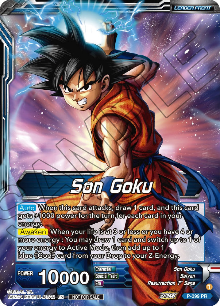 Son Goku // Super Saiyan Blue Son Goku Returns (P-399) [Promotion Cards]