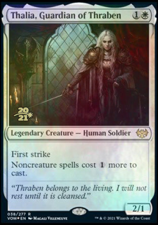 Thalia, Guardian of Thraben [Innistrad: Crimson Vow Prerelease Promos]