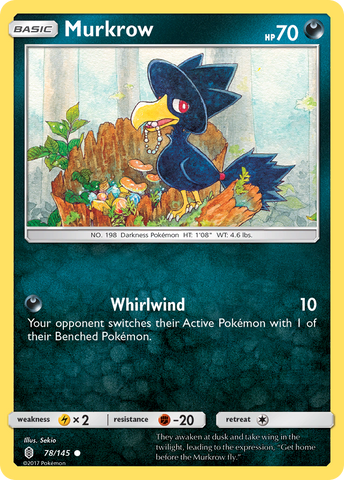 Murkrow (78/145) [Sun & Moon: Guardians Rising]