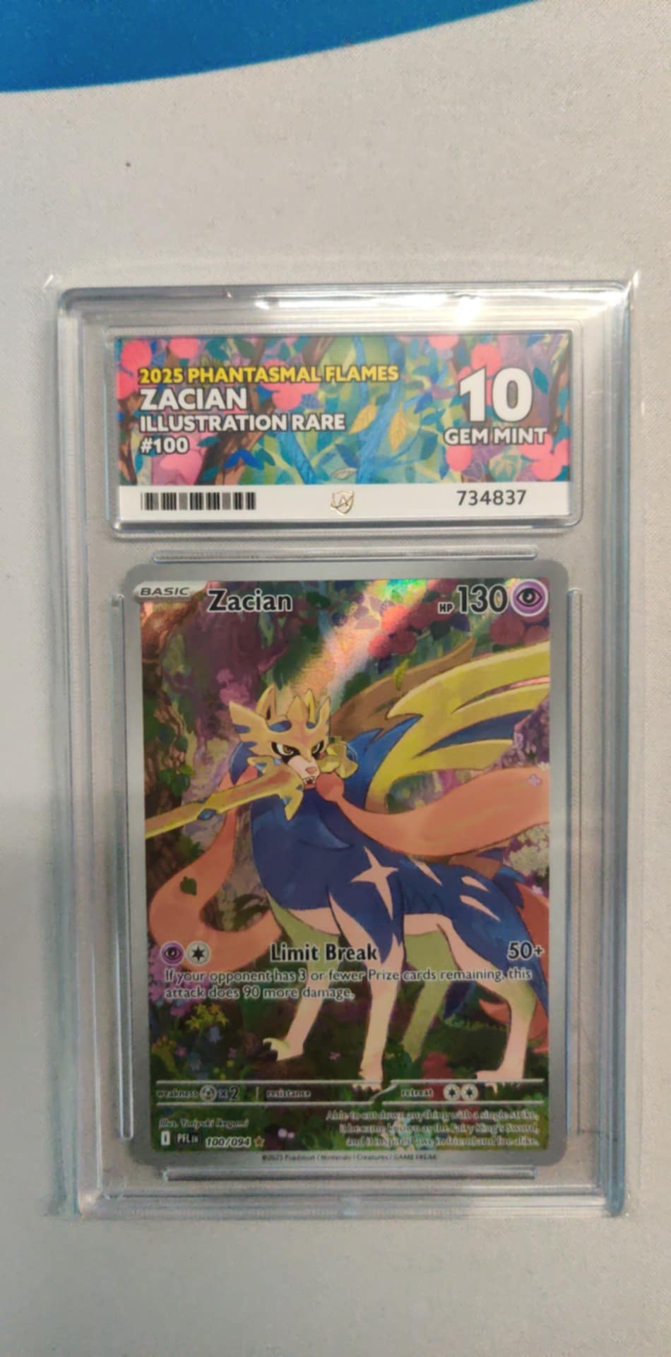 Zacian 100 MEPF English ACE-10