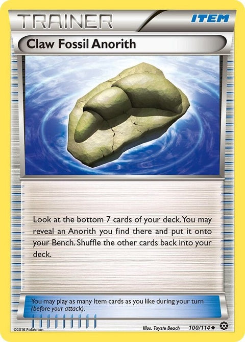 100-clawfossilanorith