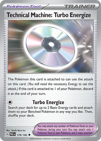 Technical Machine: Turbo Energize (179/182) [Scarlet & Violet: Paradox Rift]