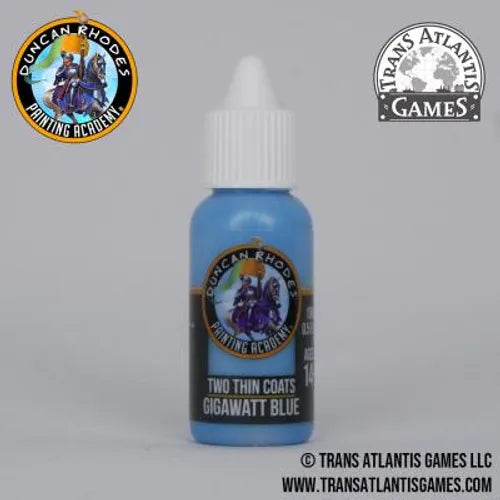 Two Thin Coats Gigawatt Blue 15ml Paint Duncan Rhodes Painting Academy