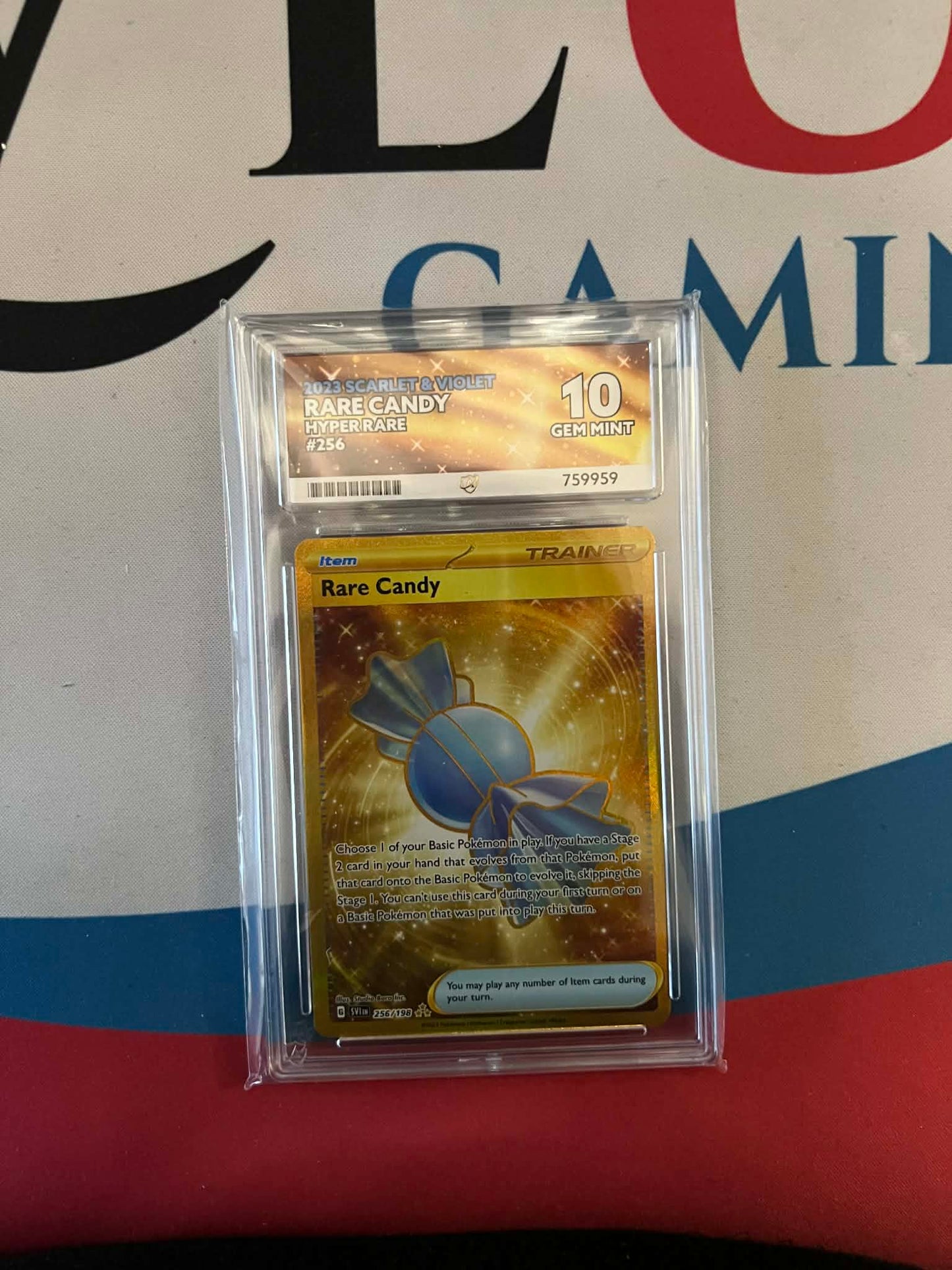 RARE CANDY HYPER RARE #256 English ACE-10