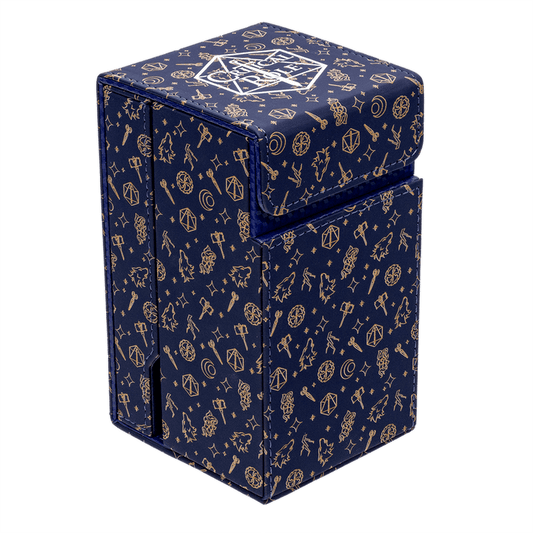 Bells Hells Pattern Printed Leatherette Dice Tower: Critical Role