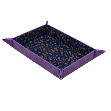 Bells Hells Pattern Printed Leatherette Folding Dice Tray: Critical Role