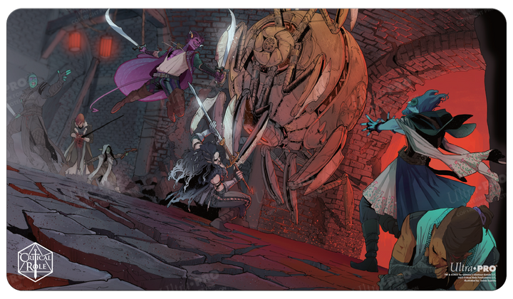 The Might Nein Playmat: Critical Role