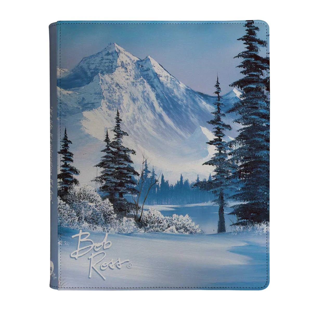 Ultra Pro - Bob Ross Winter Paradise - 9 Pocket Zippered Pro Binder (Pre-Order)
