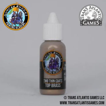 Two Thin Coats Top Brass 15ml Paint Duncan Rhodes Painting Academy